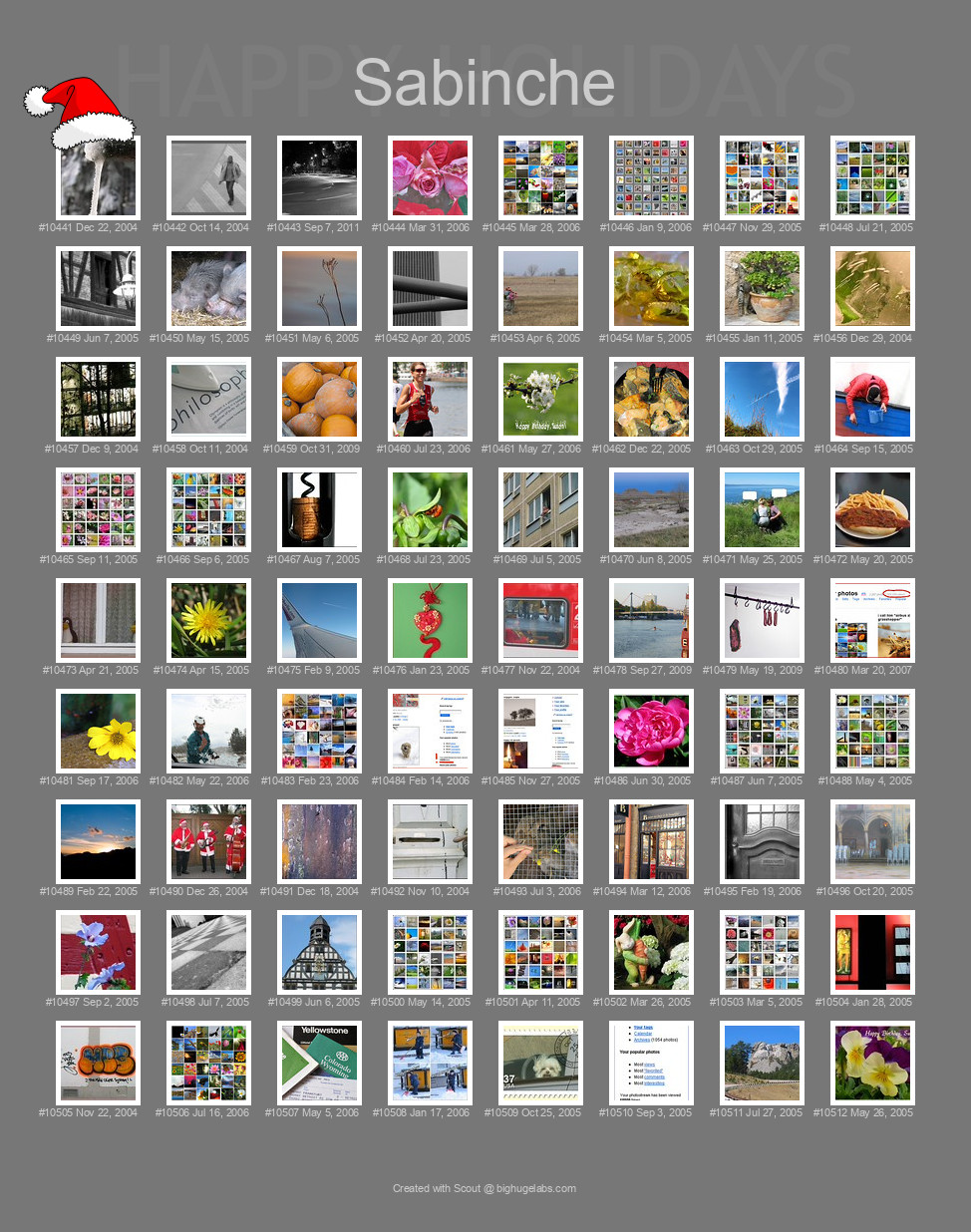 Find your photos in Flickr's Explore pages. Make a unique poster to show the world your achievement.