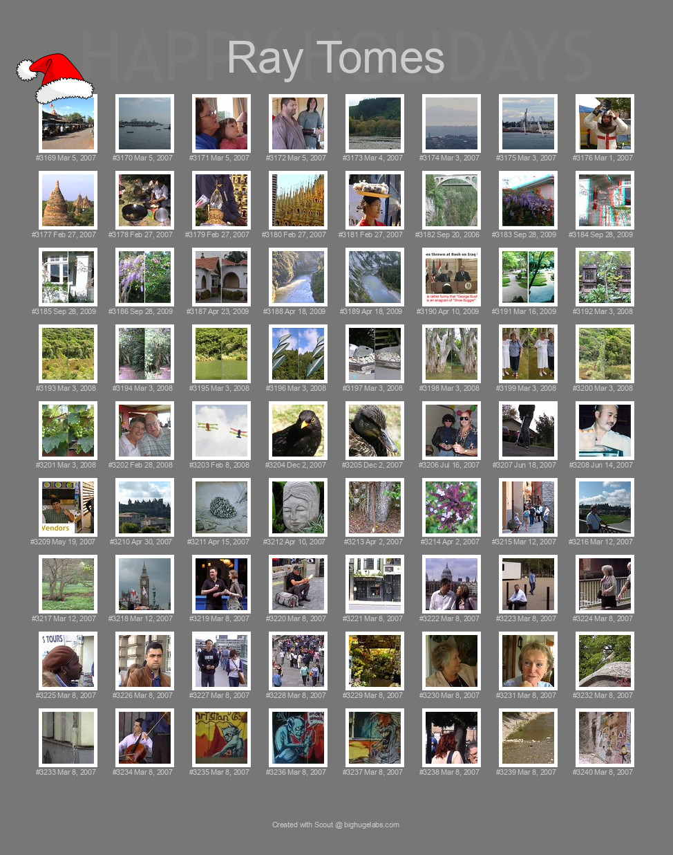 Find your photos in Flickr's Explore pages. Make a unique poster to show the world your achievement.