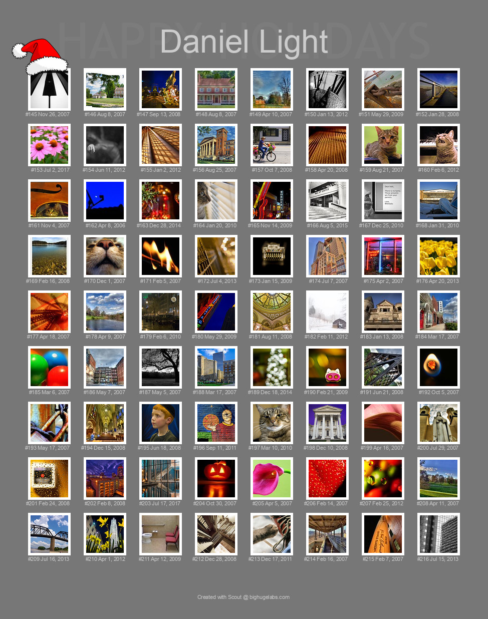 Find your photos in Flickr's Explore pages. Make a unique poster to show the world your achievement.