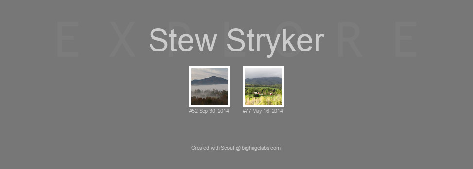 Find your photos in Flickr's Explore pages. Make a unique poster to show the world your achievement.