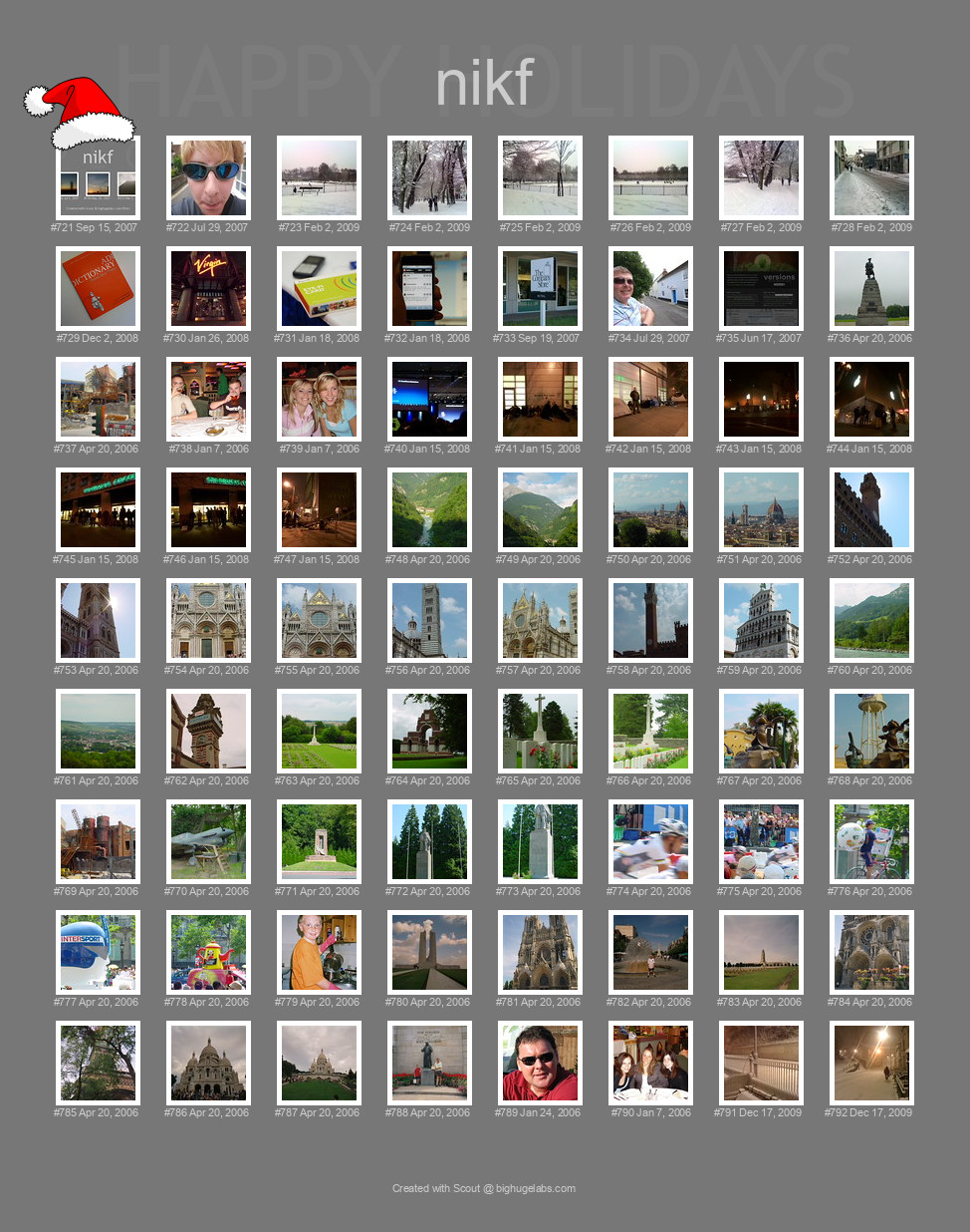 Find your photos in Flickr's Explore pages. Make a unique poster to show the world your achievement.