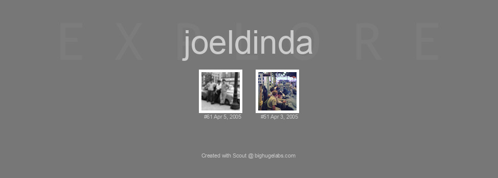 Find your photos in Flickr's Explore pages. Make a unique poster to show the world your achievement.