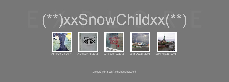 Find your photos in Flickr's Explore pages. Make a unique poster to show the world your achievement.