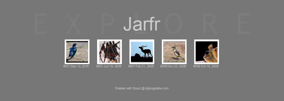 Find your photos in Flickr's Explore pages. Make a unique poster to show the world your achievement.