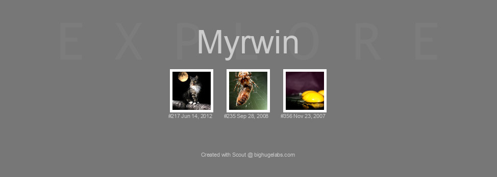 Find your photos in Flickr's Explore pages. Make a unique poster to show the world your achievement.