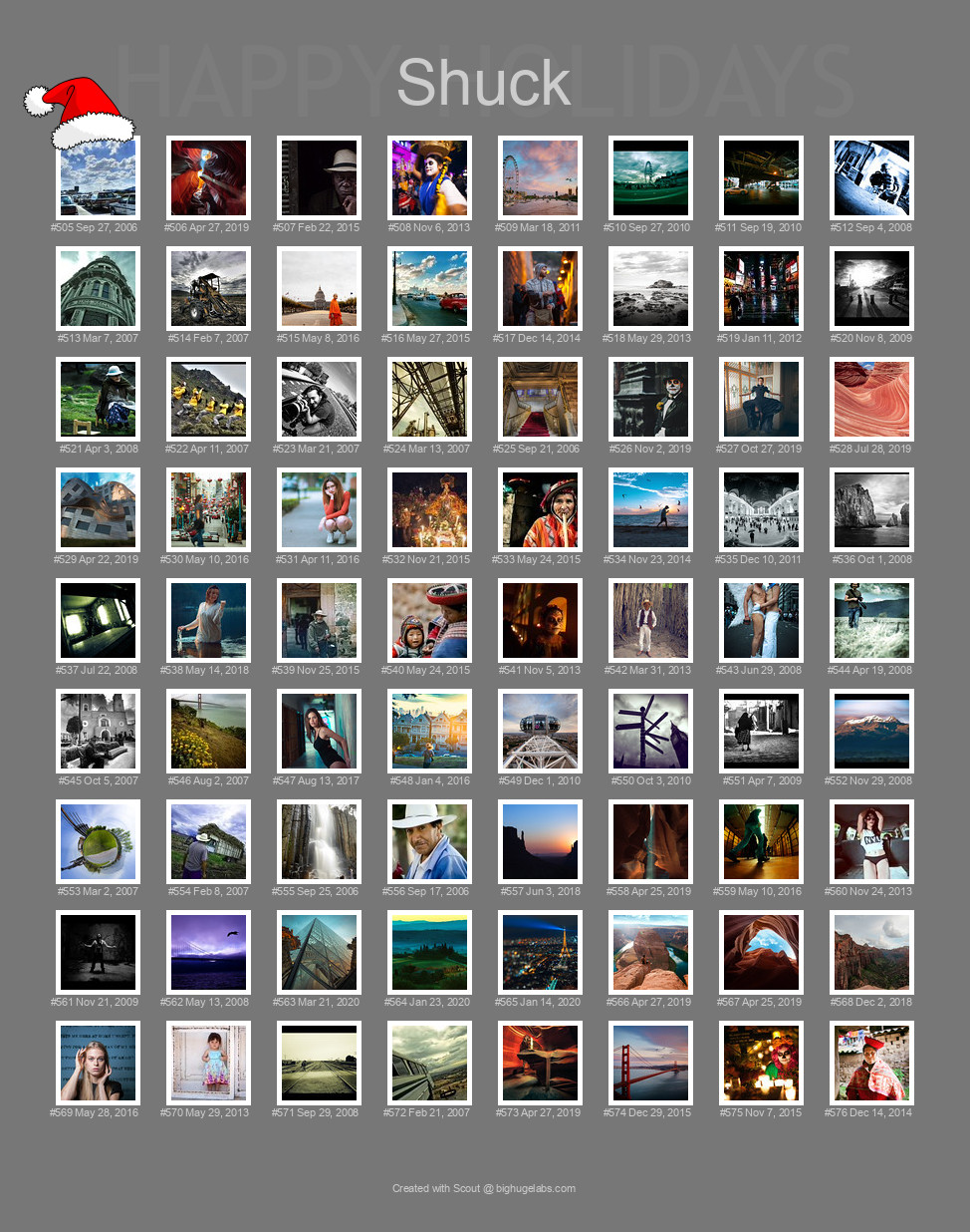 Find your photos in Flickr's Explore pages. Make a unique poster to show the world your achievement.
