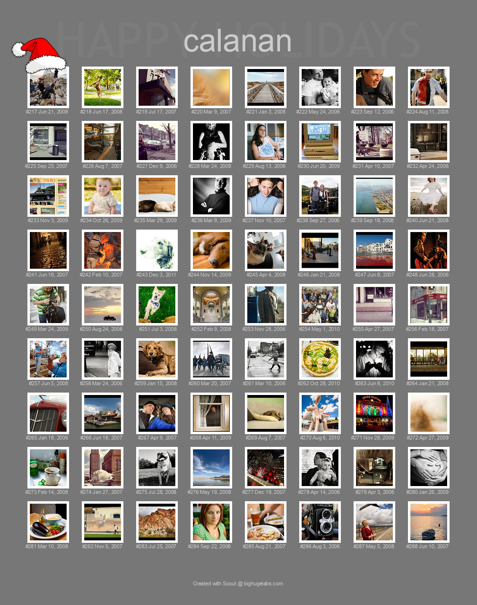 Find your photos in Flickr's Explore pages. Make a unique poster to show the world your achievement.
