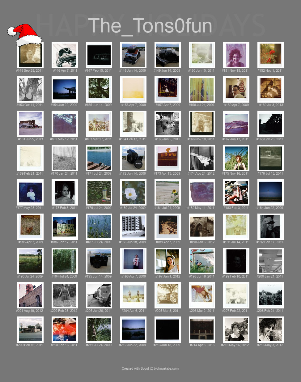 Find your photos in Flickr's Explore pages. Make a unique poster to show the world your achievement.