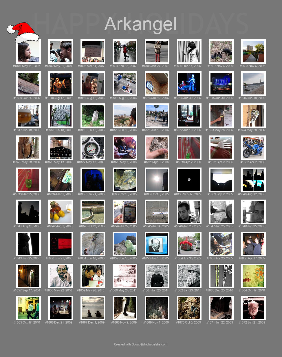 Find your photos in Flickr's Explore pages. Make a unique poster to show the world your achievement.