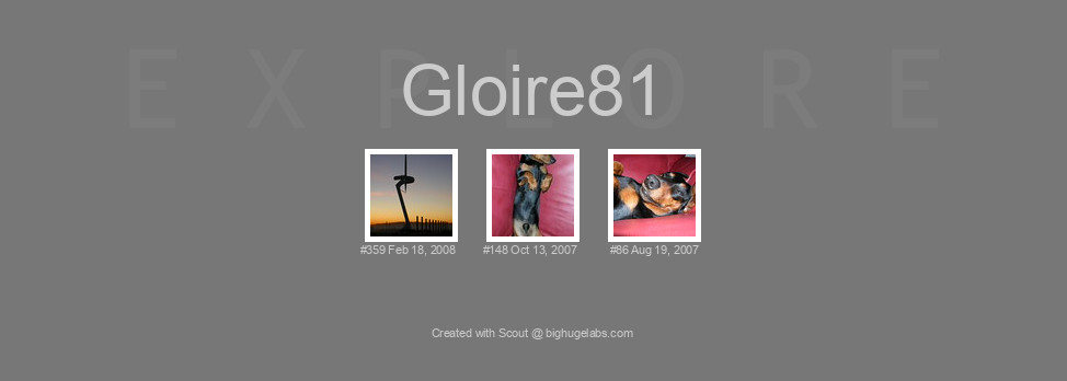 Find your photos in Flickr's Explore pages. Make a unique poster to show the world your achievement.